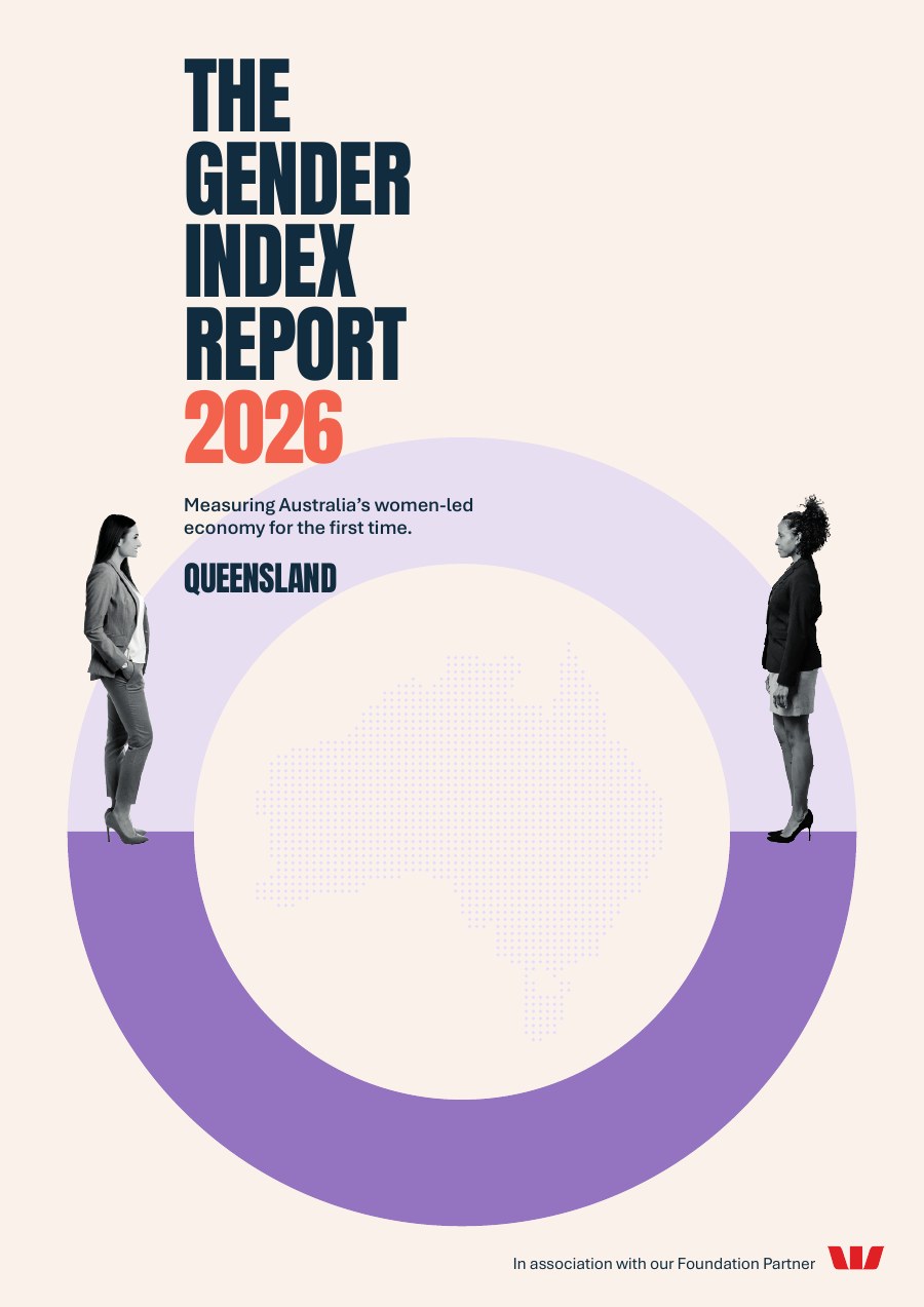Cover of The Gender Index Australia 2026 Queensland report